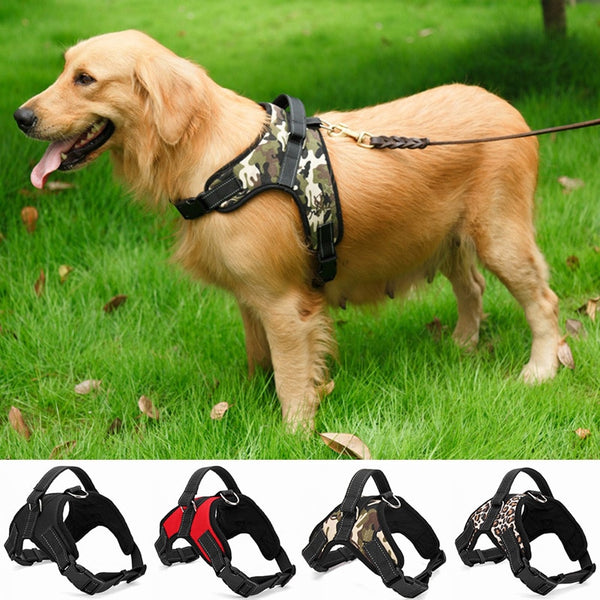 Nylon pesados perro arnés del animal doméstico, Collar ajustable acolchado Extra grande Grande Mediano pequeño perro arneses para chaleco perro perros